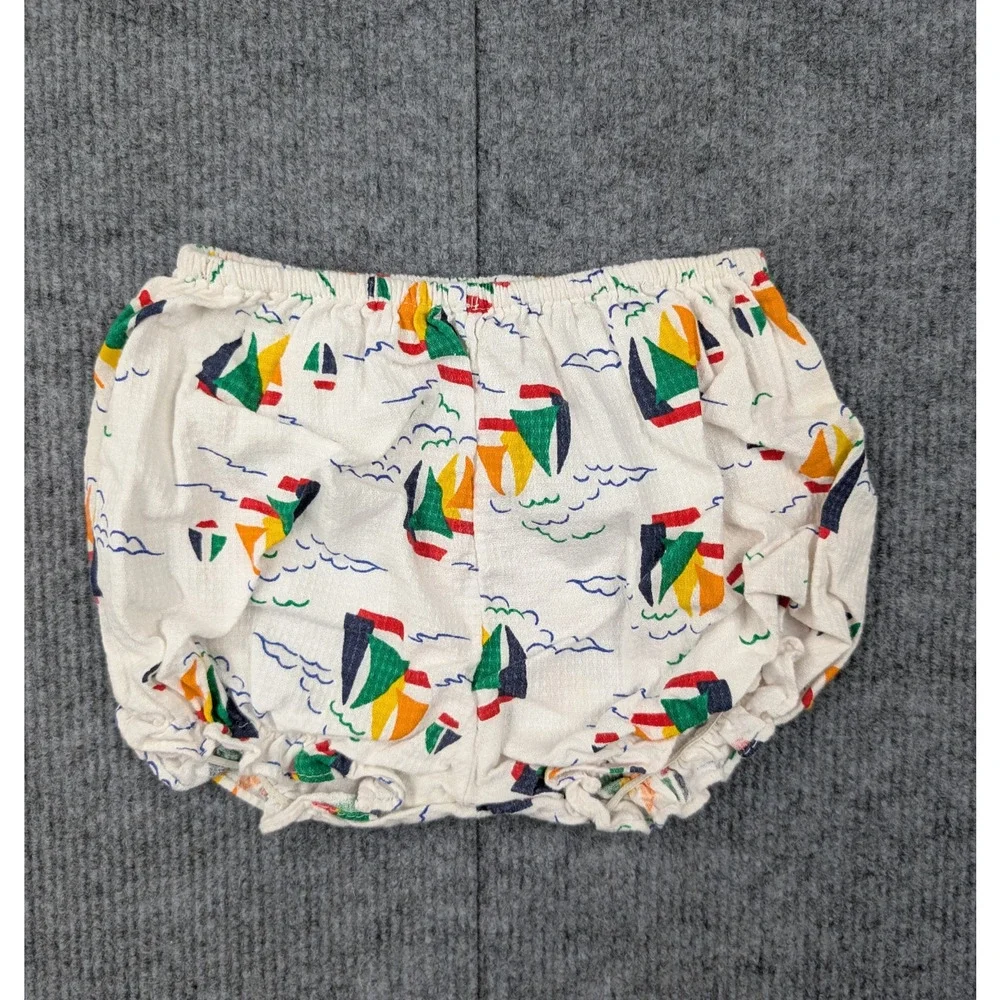 Vintage Samara Set Girls 2T Toddler Sailor Nautical Novelty Retro Bloomer Dress